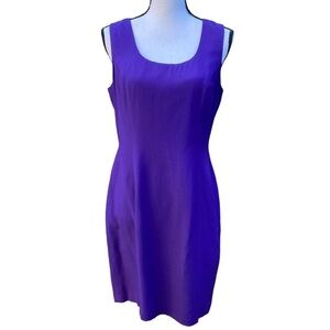 Hugo Buscati Collection Purple Milano Sheath Dress Size 10
